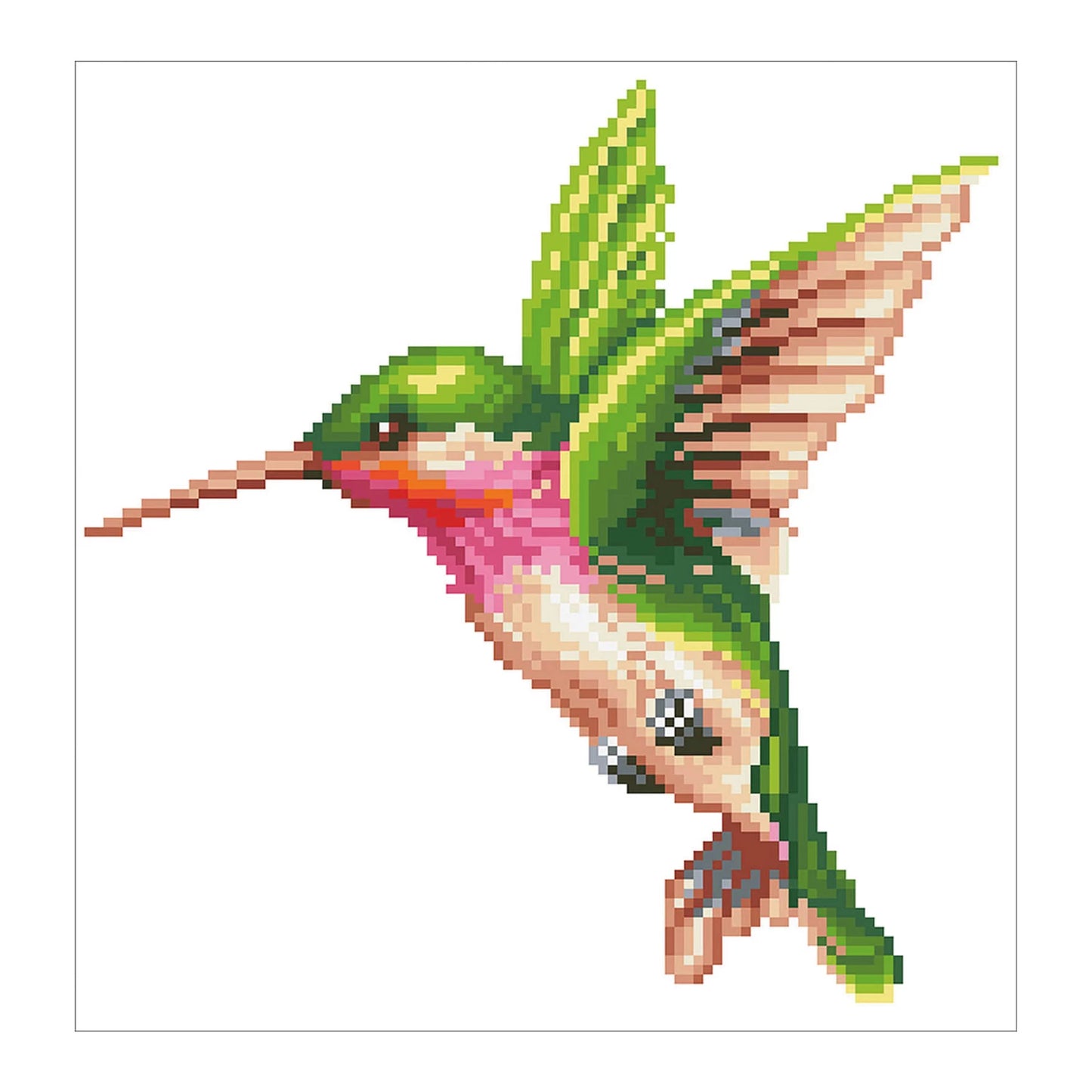 DIAMANTMALEREI KOLIBRI