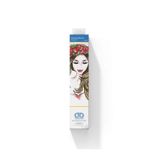 ACCESSORI PER CAPELLI CON FIORI DIPINTI A DIAMANTE