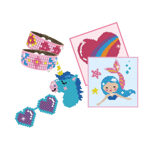 SET DI PITTURA A DIAMANTE FANTASY