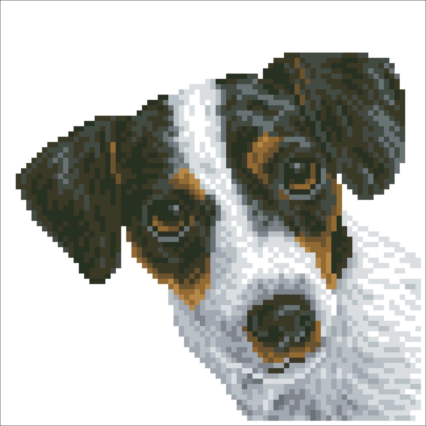DIAMANTGEMALTES HUNDEBABY