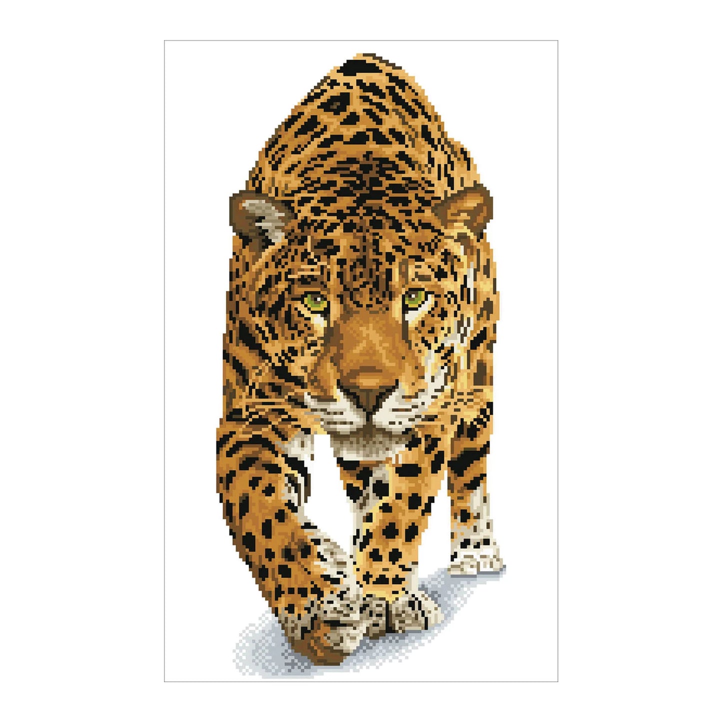 DIAMANTE DIPINTO LEOPARDO