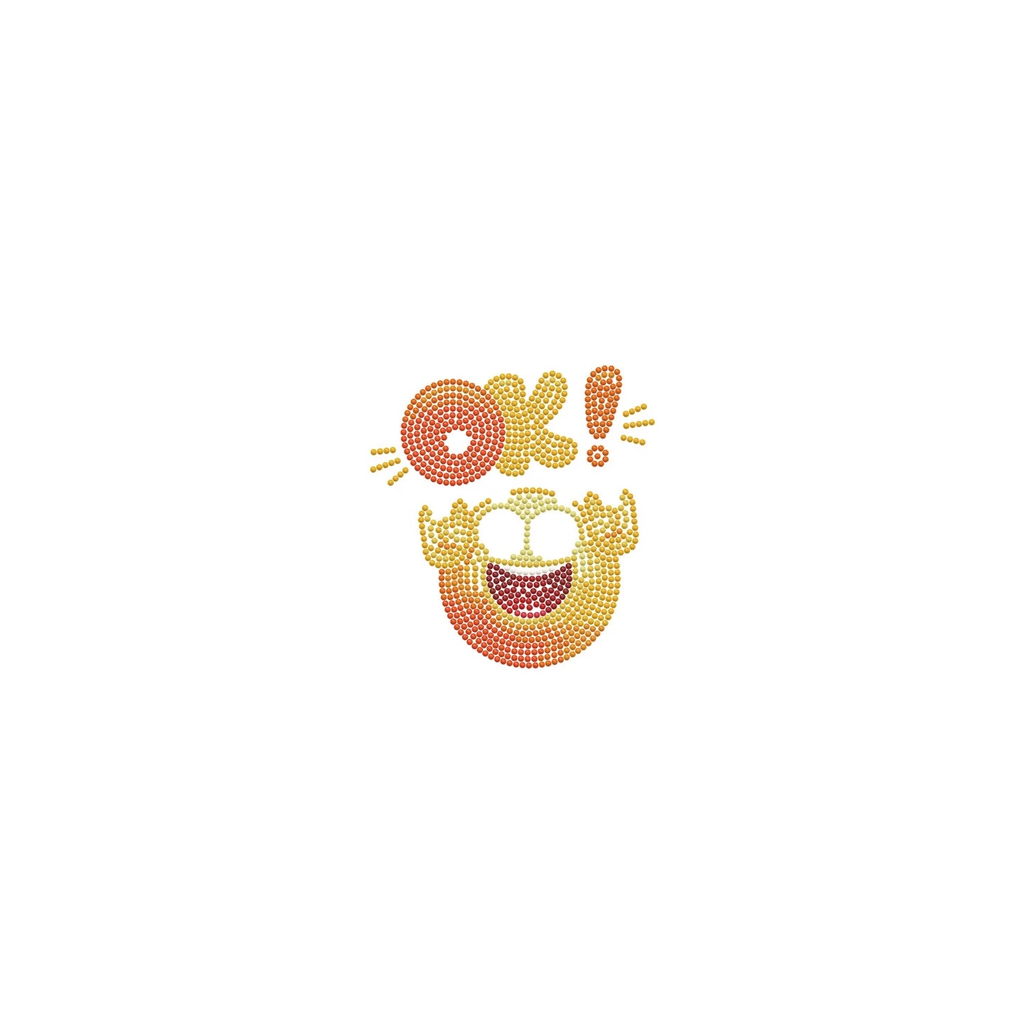 PITTURA A DIAMANTE OK SMILEY