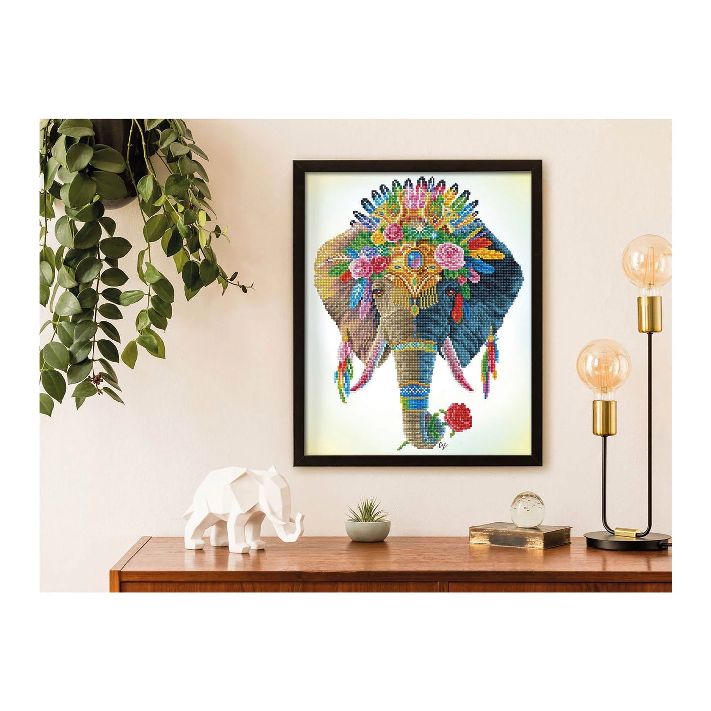 DIAMOND PAINTING ELEFANTE BOEMO