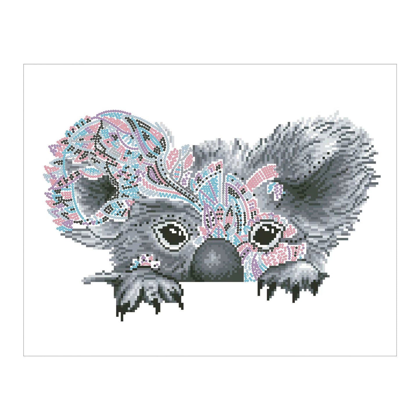 DIAMOND PAINTING KOALA (FARBIG)
