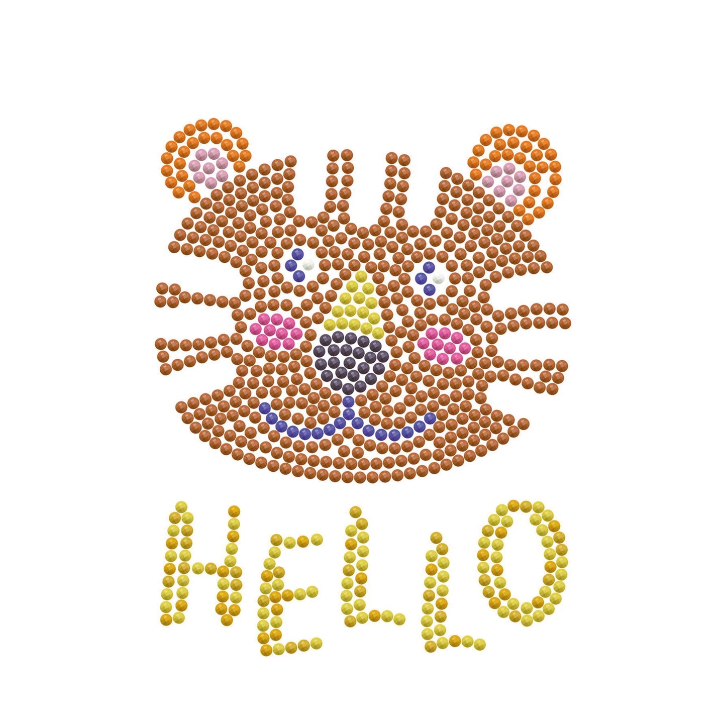 DIAMANTMALEREI HALLO TIGER