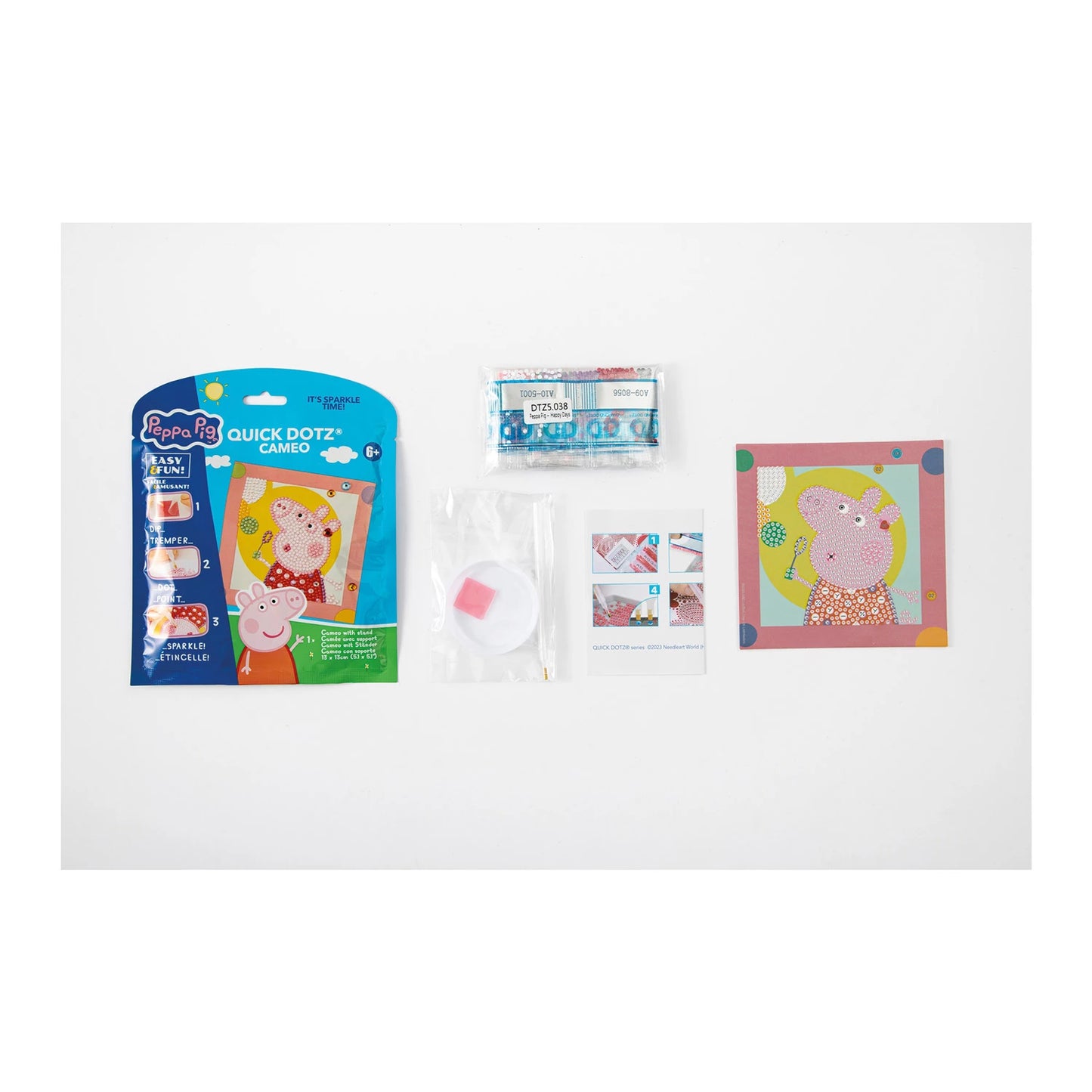DIAMOND PAINTING PEPPA PIG BOLLE DI SAPONE