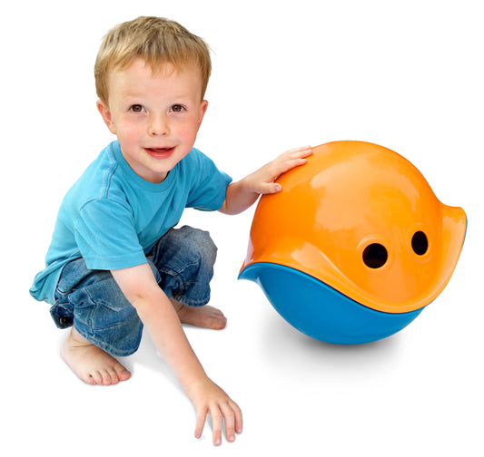 BILIBO-GLEICHGEWICHTS- UND SPIELSCHALE, ORANGE