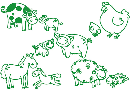 TIMBRO PER BAMBINI MINOS FARM