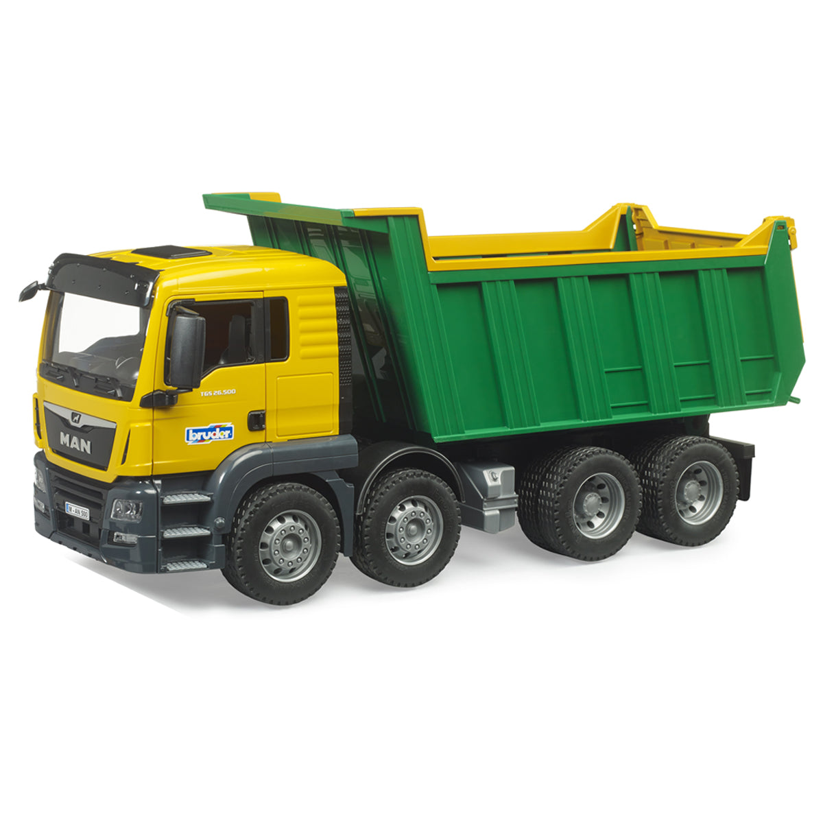 AUTOCARRO RIBALTABILE MAN TGS – BRUDER 🔶