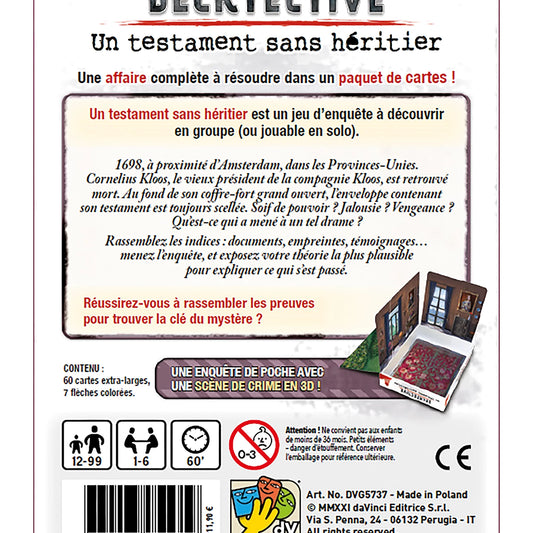 DECKTECTIVE 4 - UN TESTAMENTO SENZA EREDITÀ (F)