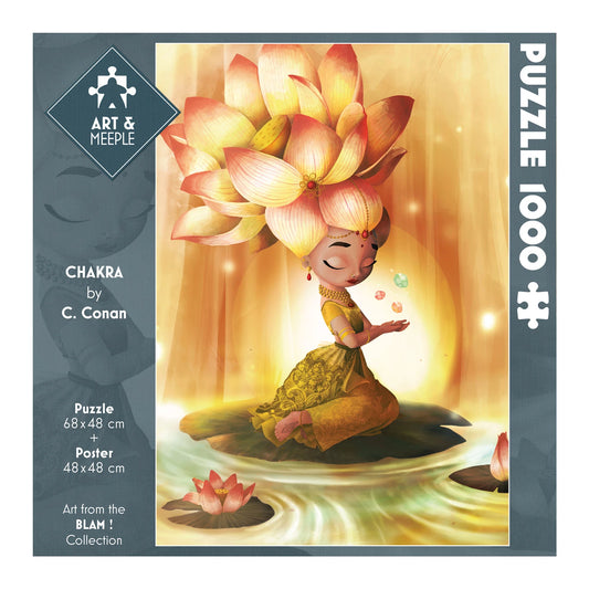 PUZZLE ART&MEEPLE: CHAKRA 1000 PEZZI