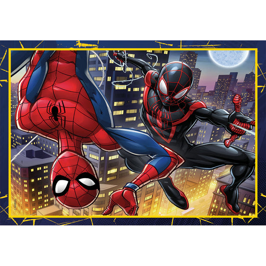 PUZZLE SPIDER-MAN 4 EN 1 – CLEMENTONI 🔶
