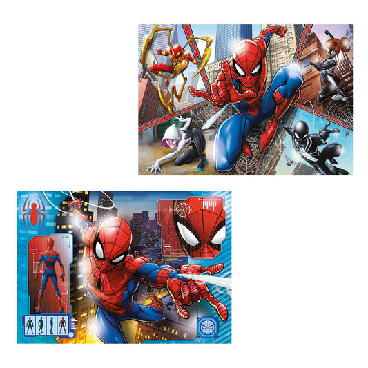 PUZZLE SPIDER-MAN 2 × 60 PIÈCES – CLEMENTONI 🔶