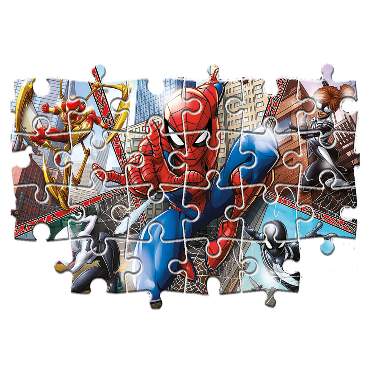 PUZZLE SPIDER-MAN 2 × 60 PIÈCES – CLEMENTONI 🔶