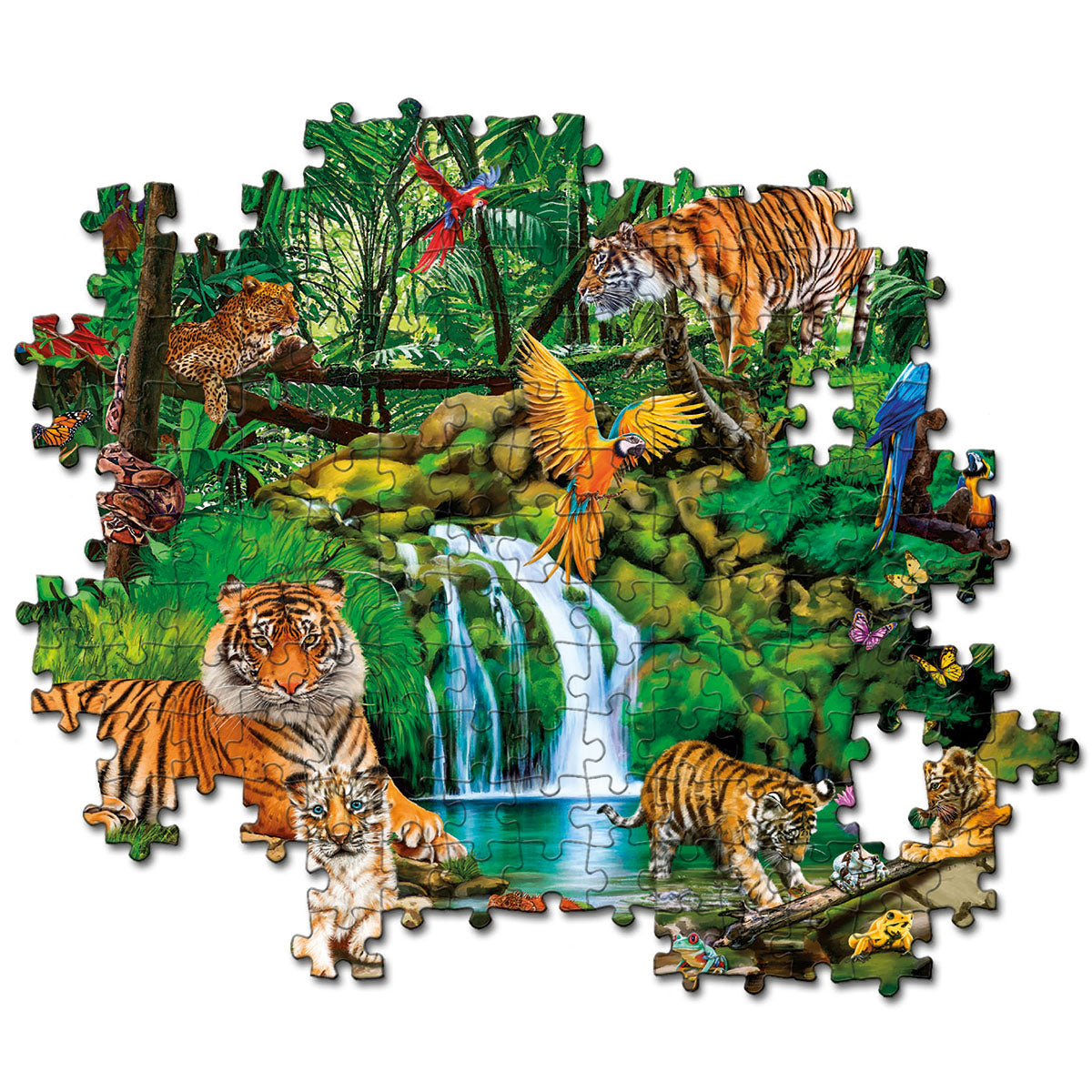 PUZZLE JUNGLE – 300 PIÈCES – CLEMENTONI 🔶