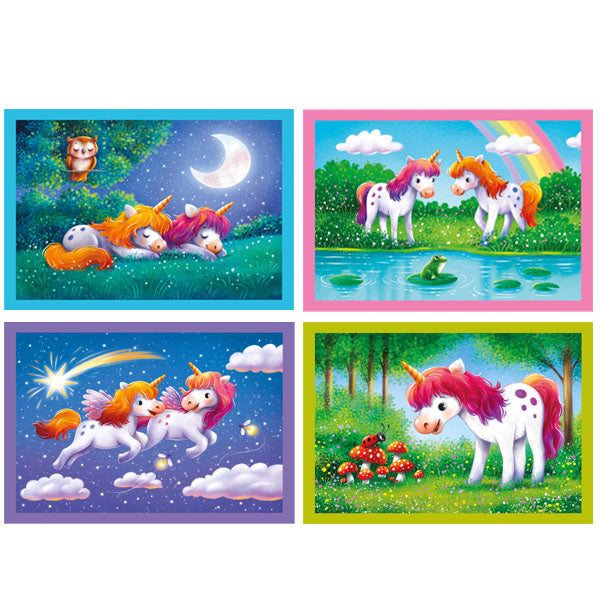 PUZZLE LICORNE 4 EN 1 – CLEMENTONI 🔶