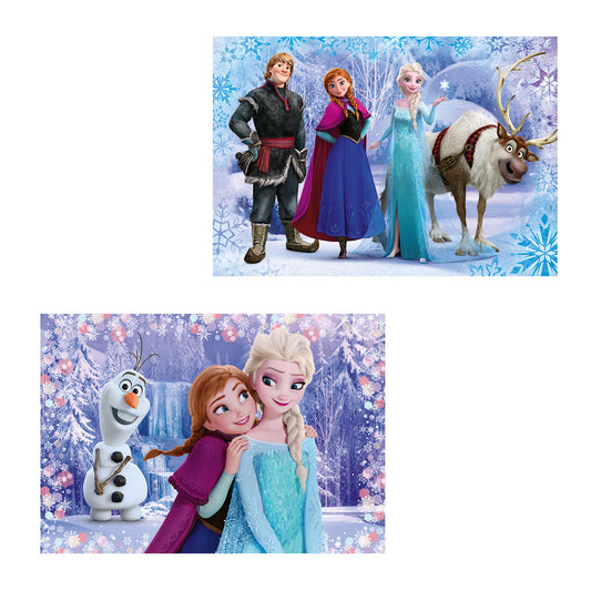 FROZEN PUZZLE 2 – 2 × 20 PIÈCES – CLEMENTONI 🔶