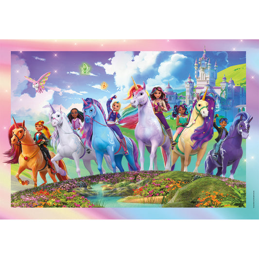 PUZZLE UNICORN ACADEMY – 104 PIÈCES – CLEMENTONI 🔶