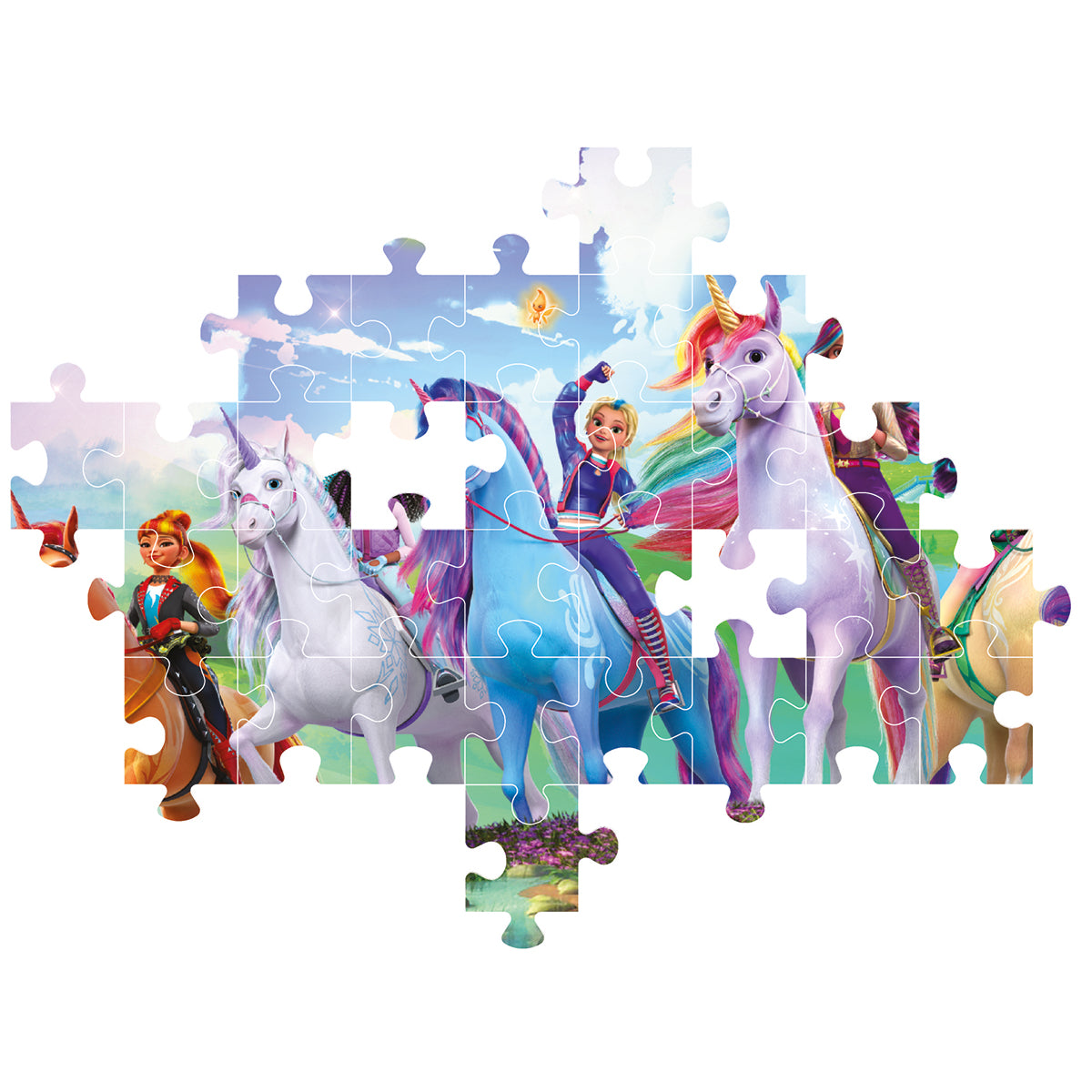 PUZZLE UNICORN ACADEMY – 104 PEZZI – CLEMENTONI 🔶