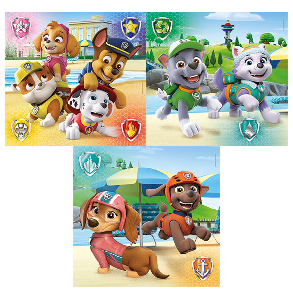 PUZZLE PAW PATROL 3 × 48 PEZZI – CLEMENTONI 🔶