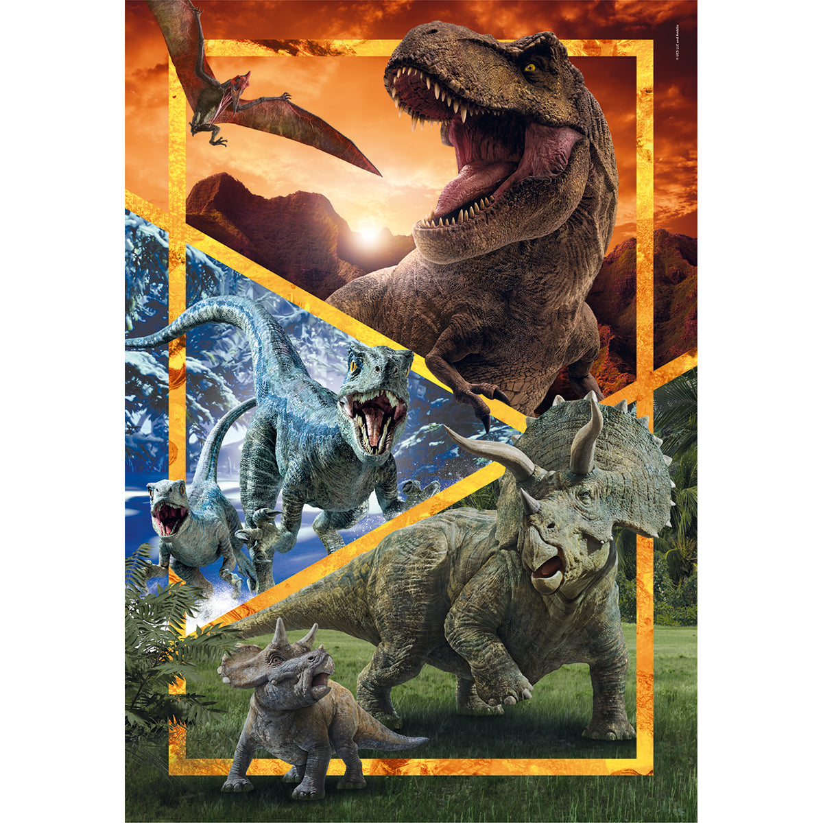 PUZZLE JURASSIC WORLD – 104 PIÈCES – CLEMENTONI 🔶