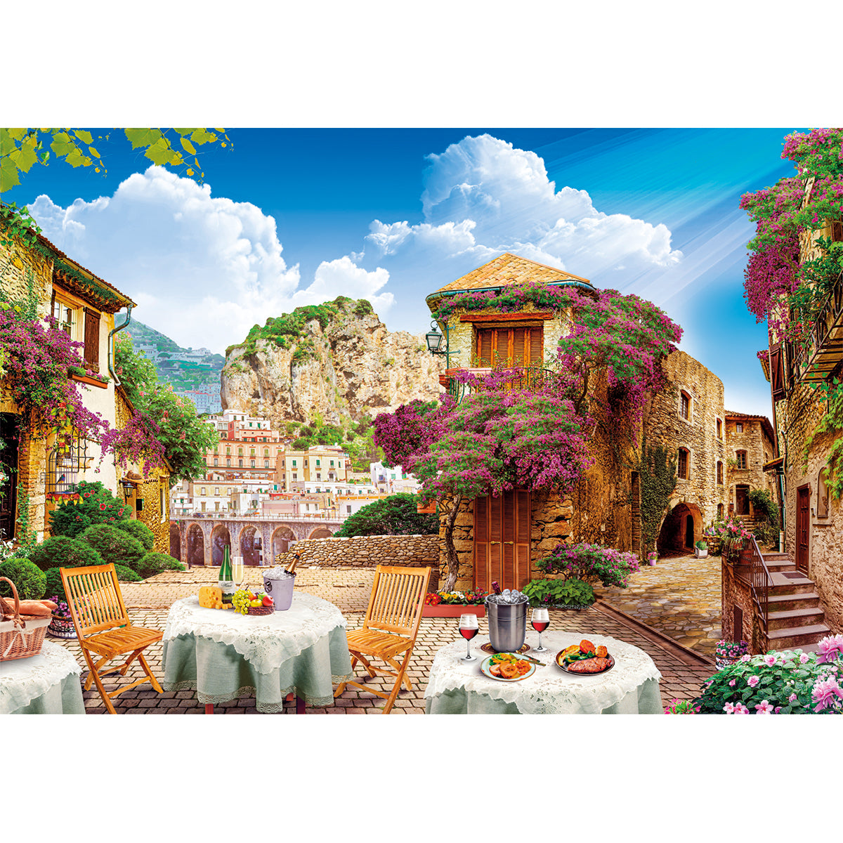 PUZZLE PAYSAGE ITALIEN – 1500 PIÈCES – CLEMENTONI 🔶