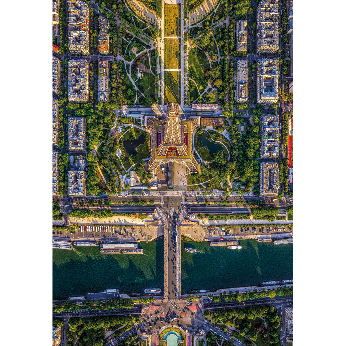 PUZZLE VOL EN HAUT DE PARIS – 1500 PIÈCES – CLEMENTONI 🔶