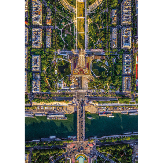 PUZZLE VOL EN HAUT DE PARIS – 1500 PIÈCES – CLEMENTONI 🔶