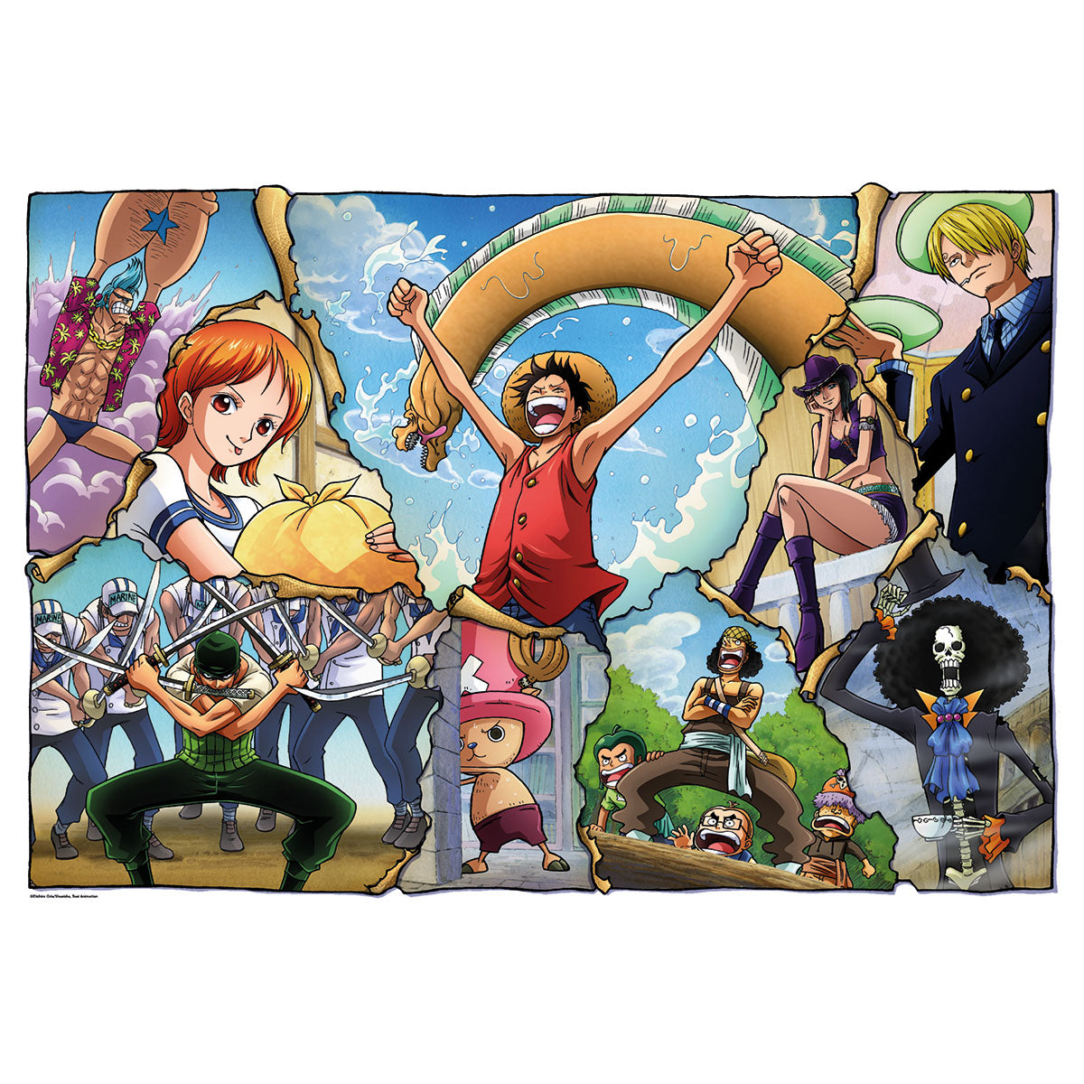 PUZZLE ANIME CUBE ONE PIECE – 500 PIÈCES – CLEMENTONI 🔶