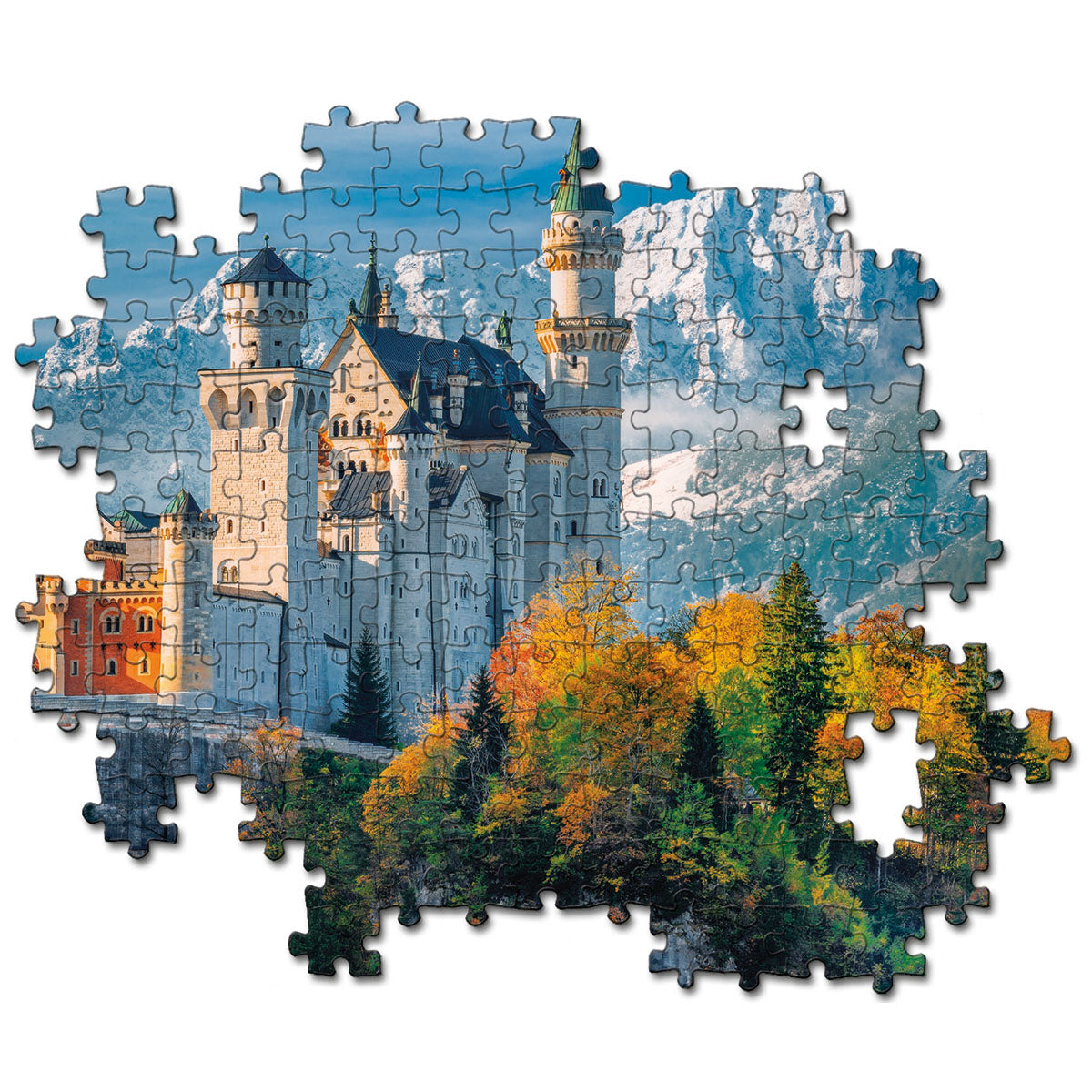 PUZZLE SCHLOSS NEUSCHWANSTEIN – 500 TEILE – CLEMENTONI 🔶