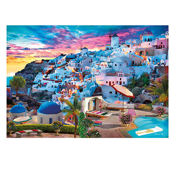 PUZZLE VUE GRÈCE – 500 PIÈCES – CLEMENTONI 🔶