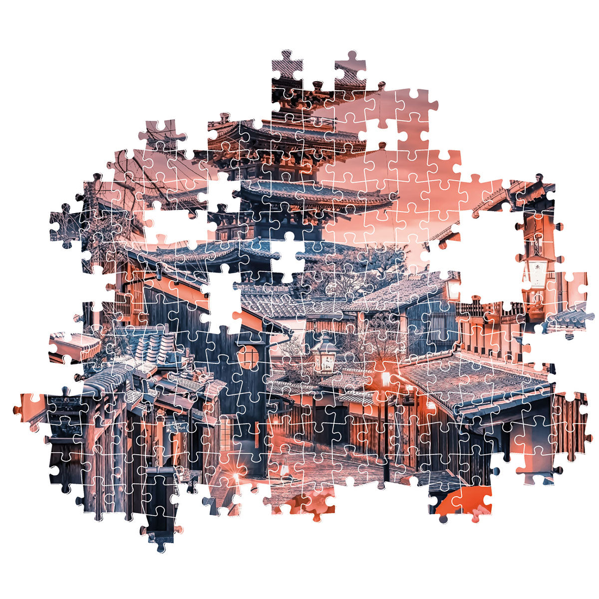 NUIT DE PUZZLE À KYOTO - 500 PIÈCES - CLEMENTONI 🔶