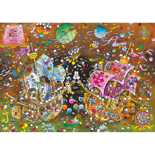 PUZZLE MORDILLO KISS – 6000 PIÈCES – CLEMENTONI 🔶