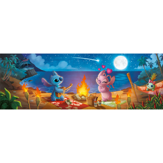 PANORAMA PUZZLE STITCH – 1000 PIÈCES – CLEMENTONI 🔶