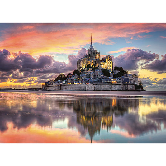 PUZZLE MONT SAINT-MICHEL – 1000 PIÈCES – CLEMENTONI 🔶
