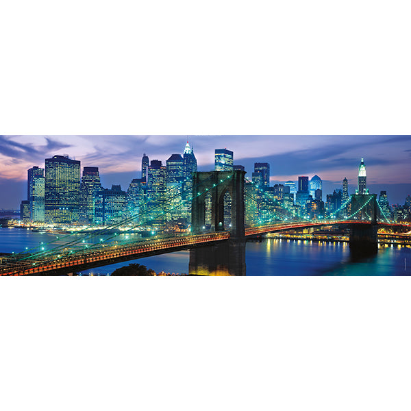 PANORAMA PUZZLE NEW YORK PONT DE BROOKLYN – 1000 PIÈCES – CLEMENTONI 🔶