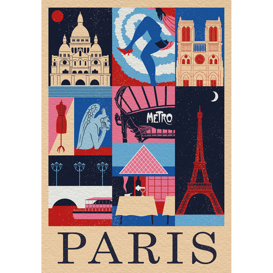 PUZZLE PARIS – 1000 PIÈCES – CLEMENTONI 🔶