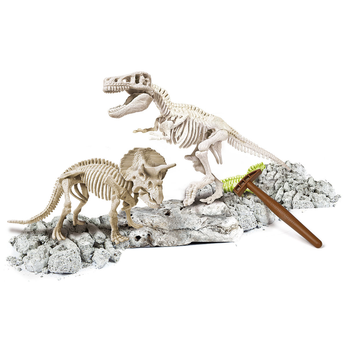 ARCHEO T-REX & TRICERATOPS FLUORESZIEREND – CLEMENTONI - FRA 🇫🇷 🔶