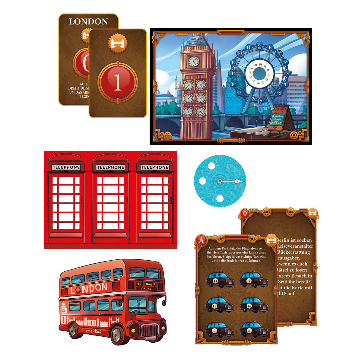 ESCAPE GAME – AVVENTURES À LONDRES – CLEMENTONI - ENG 🇩🇪 🔶