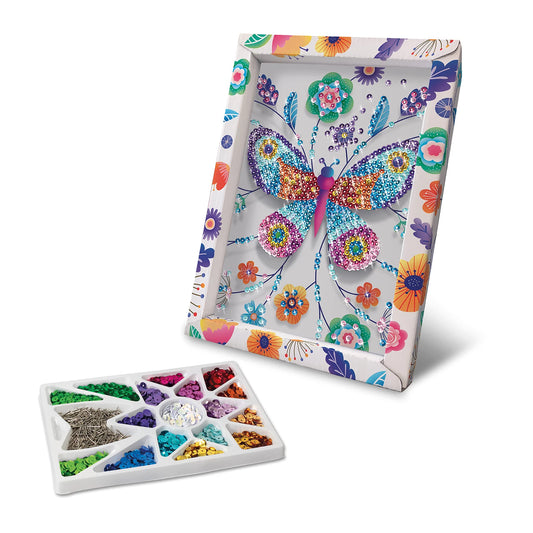 FARFALLA ARTISTICA CON PAILLETTES