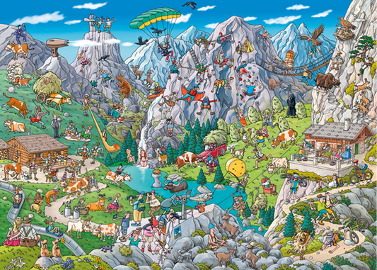 ALPINE FUN TRIANGULAIRE 1000 PIÈCES