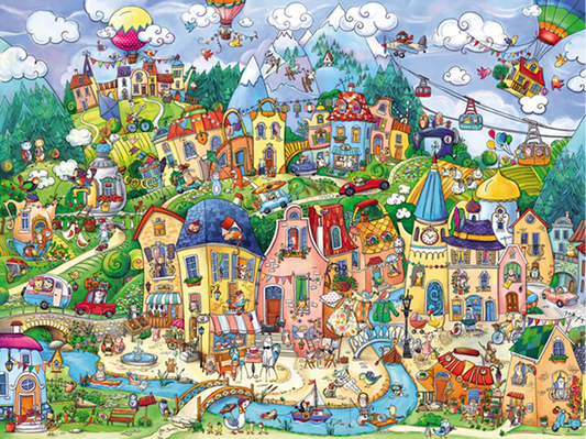 HAPPYTOWN TRIANGULAIRE 1500 PIÈCES