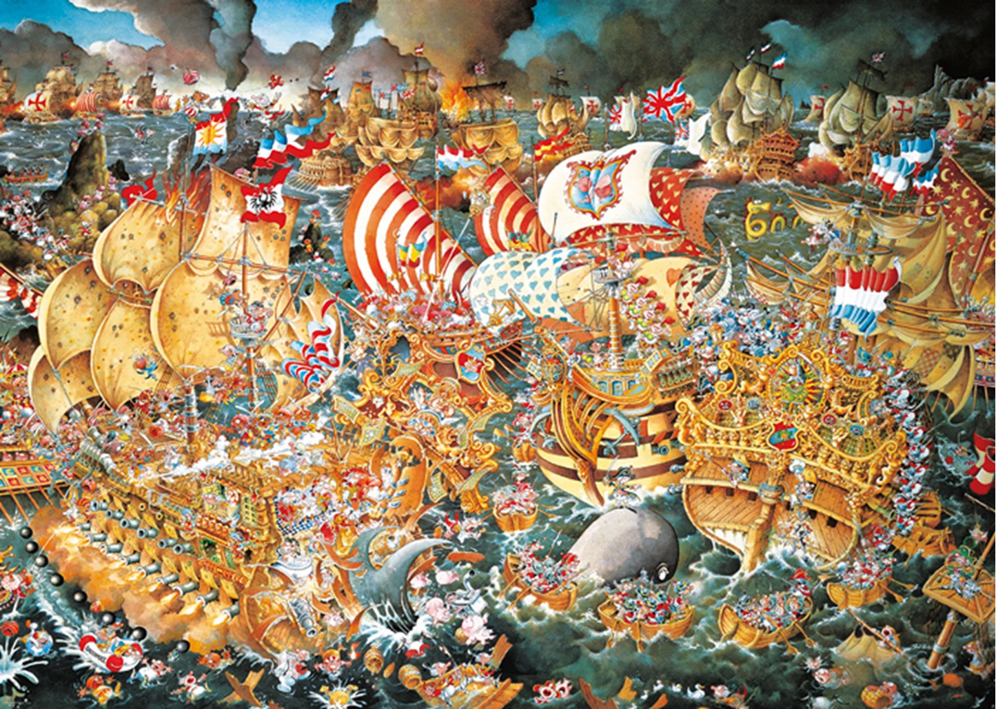 TRAFALGAR TRIANGULAIRE 2000 PIÈCES