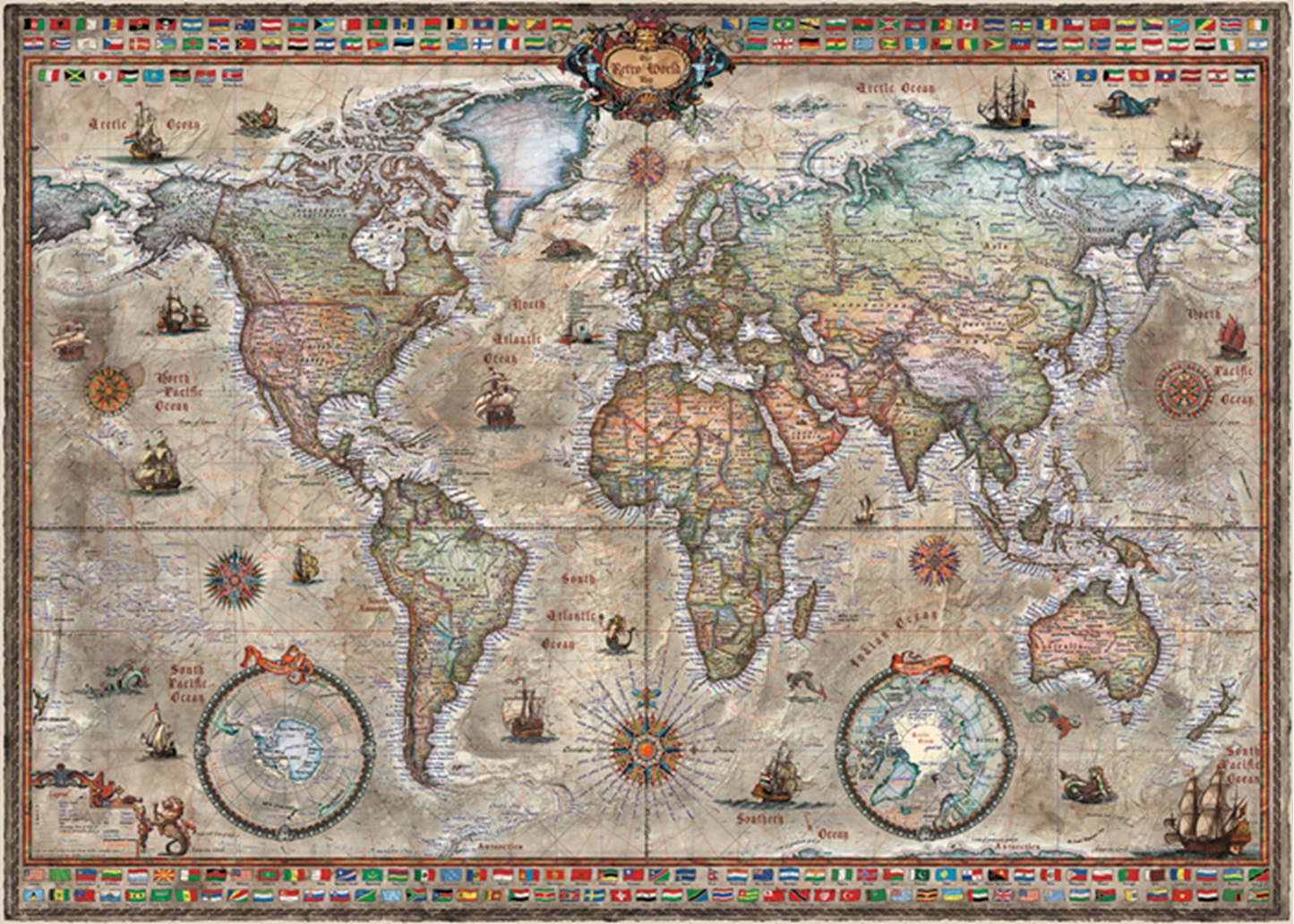 RETRO WORLD STANDARD 1000 PIÈCES
