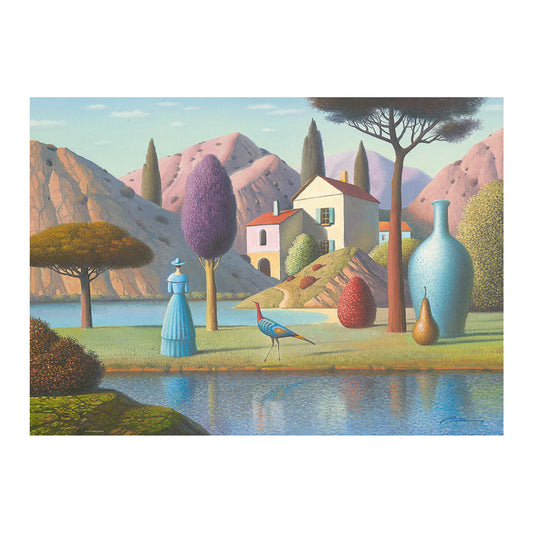 DAME EN BLEU STANDARD 1000 PIÈCES