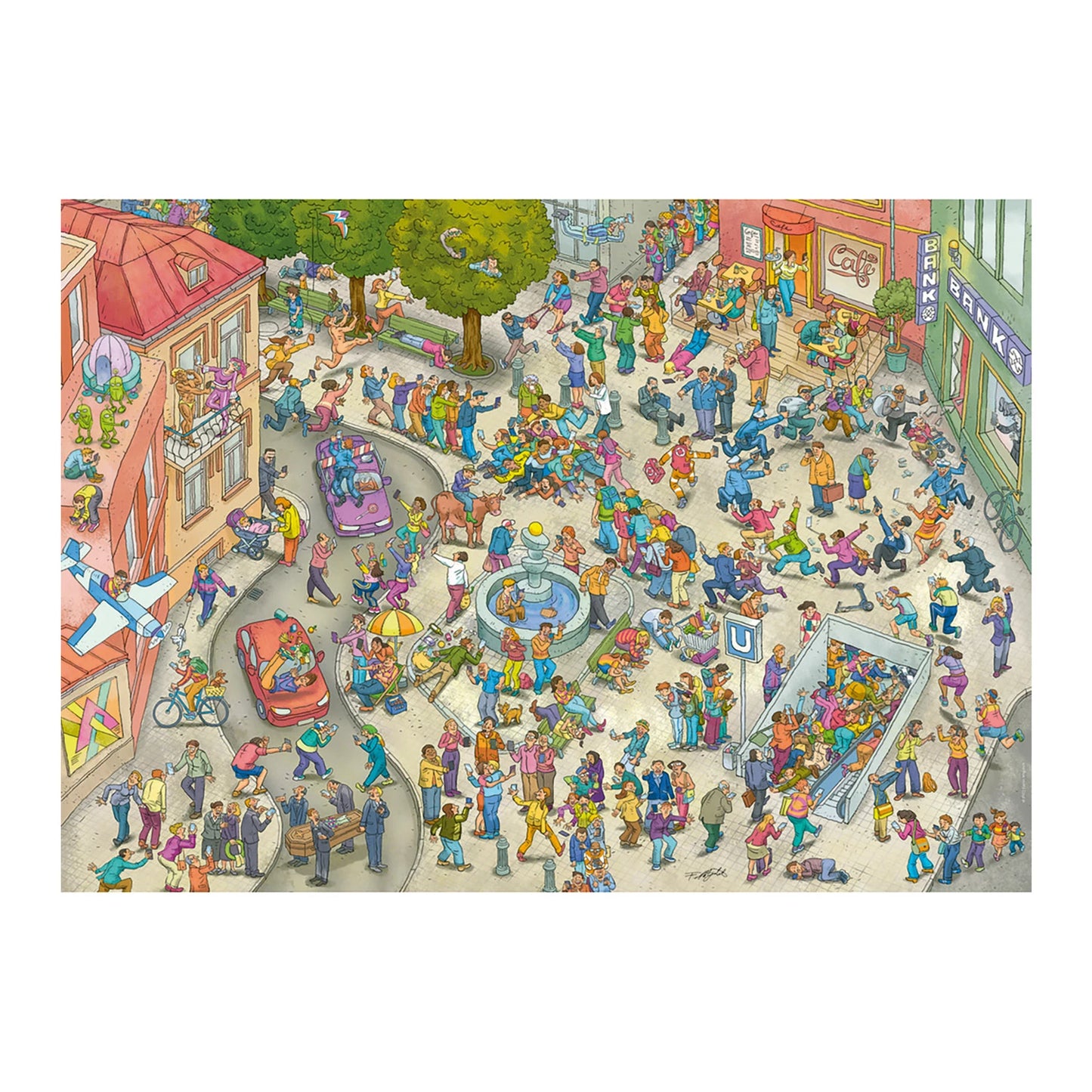 MOBILE ZOMBIES TRIANGULAIRE 1000 PIÈCES