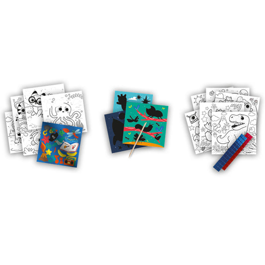 LIVRE DE COLORIAGE SPÉCIAL MÉTALLISÉ – SES 🔶