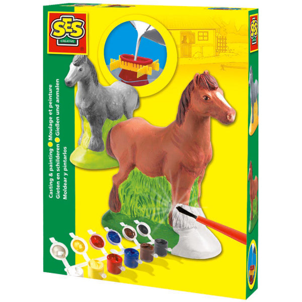 COULER ET PEINDRE UN CHEVAL – SES 🔶