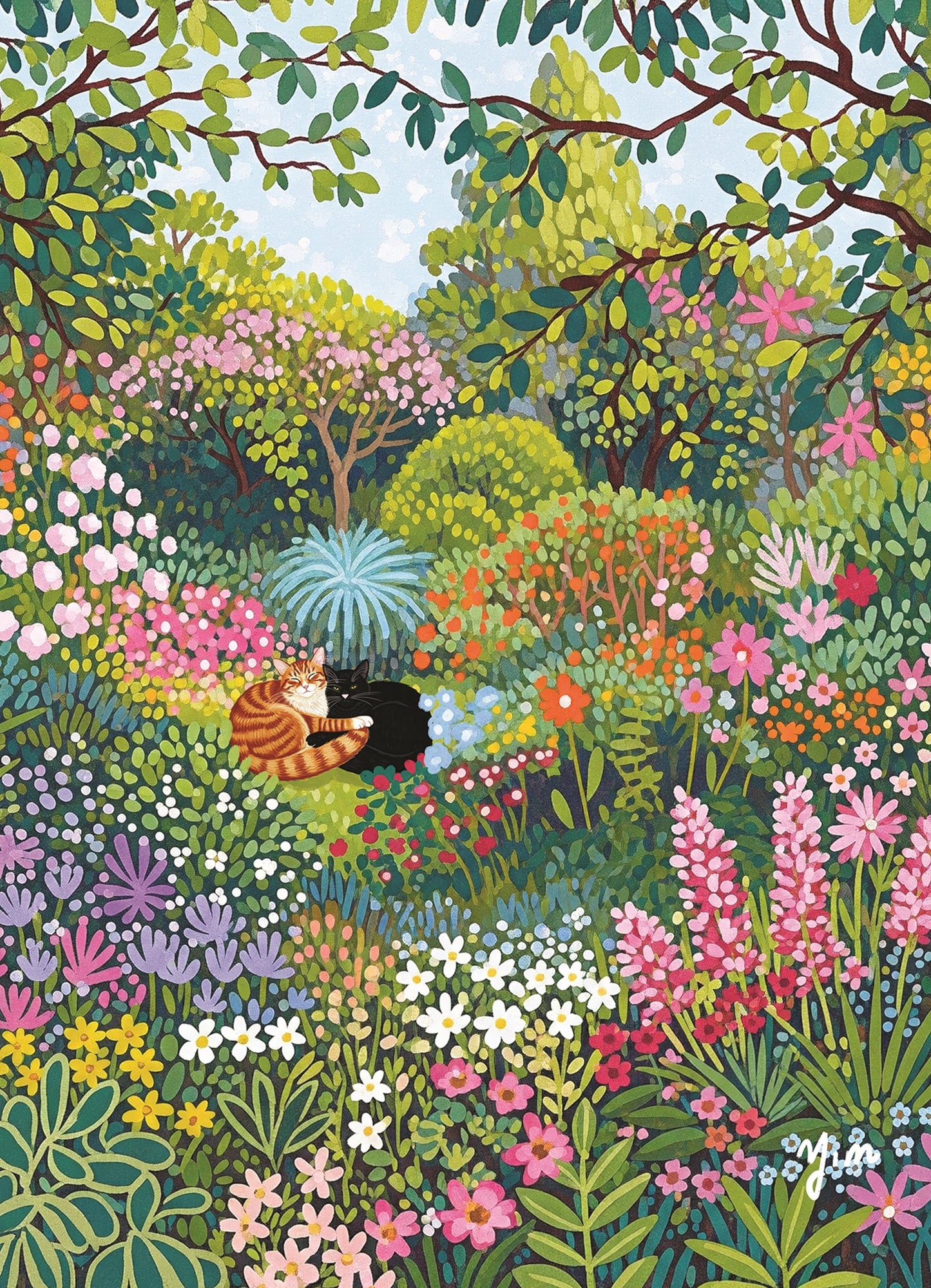 1000 PIÈCES DANS LE JARDIN