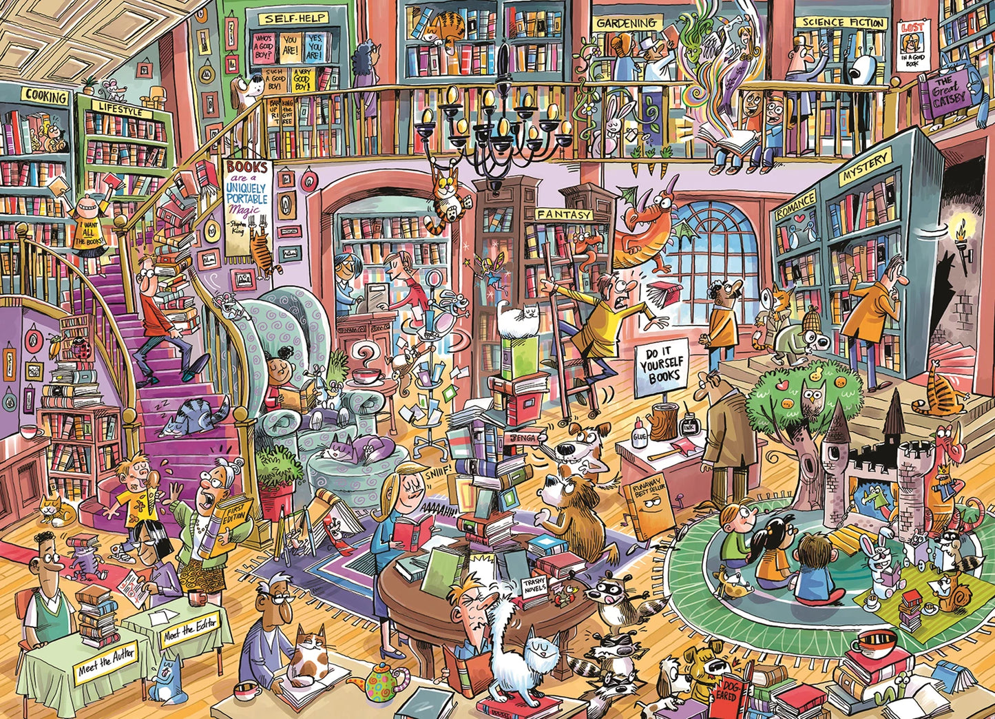 CRAZY BOOKSHOP 1000 PIÈCES